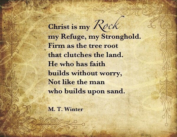 Christ my Rock
