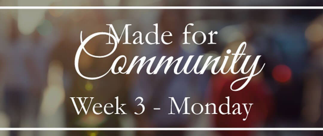 {Made for Community} Week 3 ~ Why the family might just be your best advertisement for the gospel…
