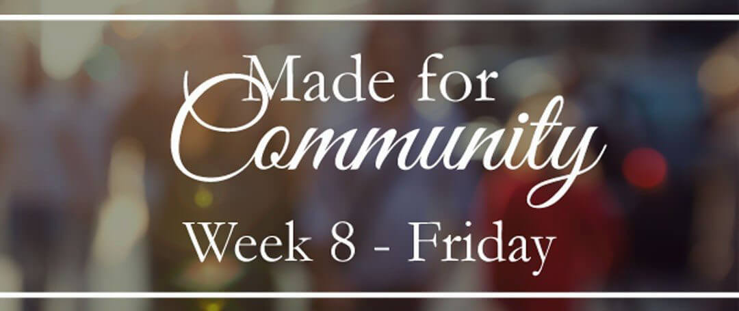 The beauty of community…