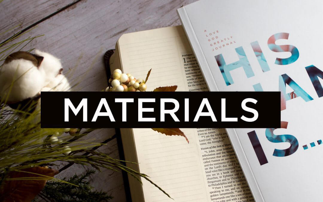 His Name Is…Study Materials Now Available