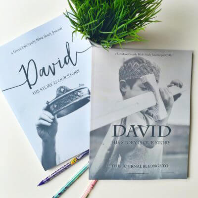 David Study Journal for Kids