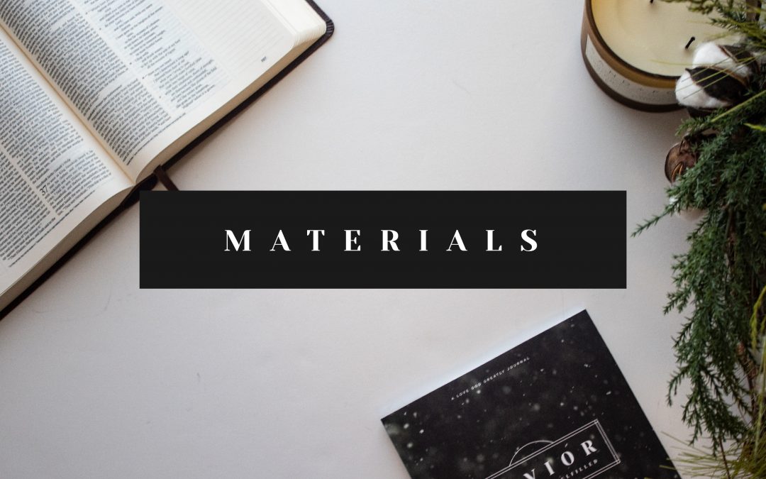 Savior Materials Now Available