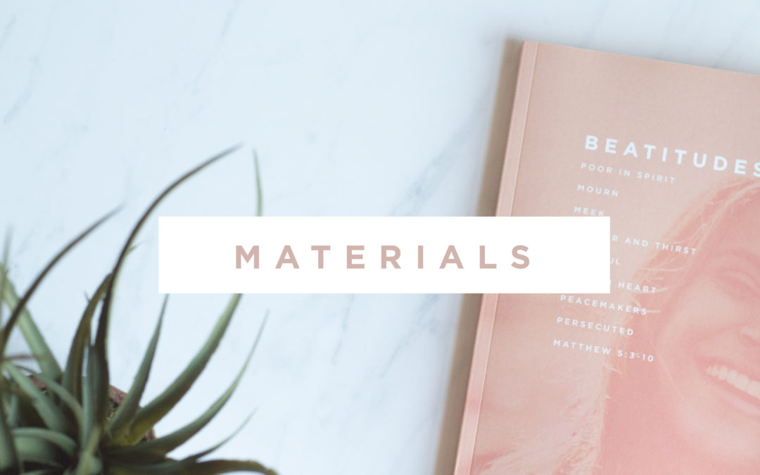 Beatitudes Materials