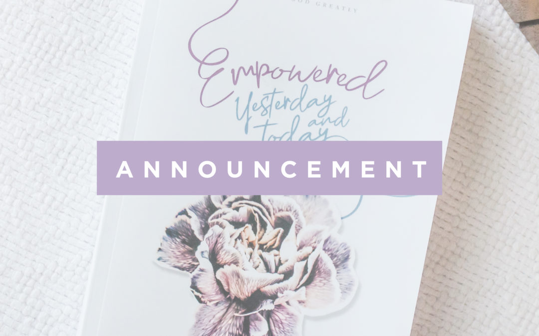 Announcing Our Next Study!