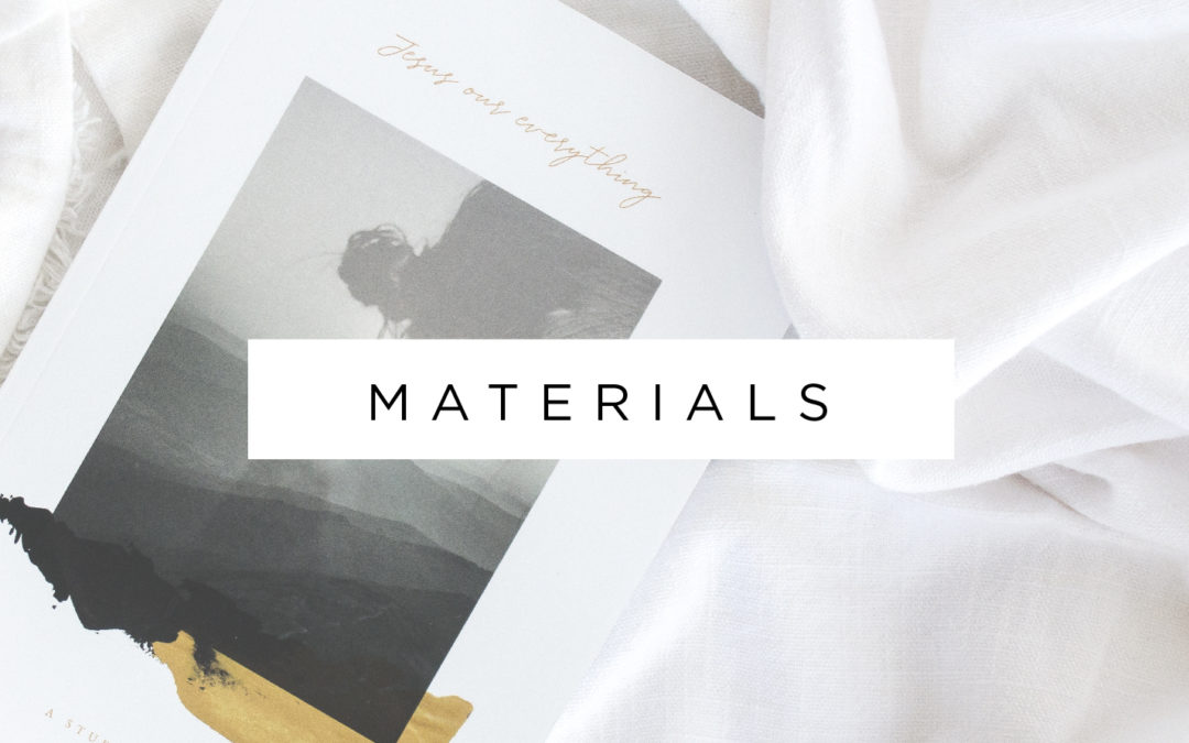 Jesus Our Everything – Materials Now Available!