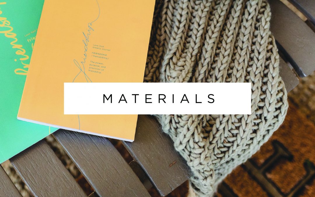 Friendship Materials Now Available!