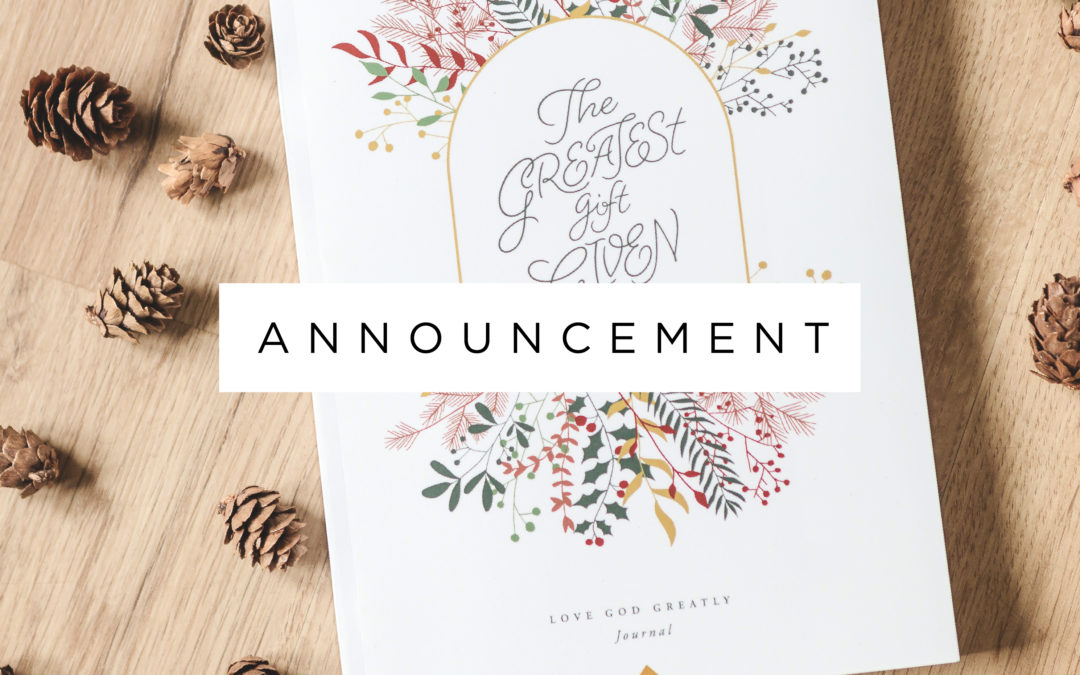 Announcing Our Next Study!