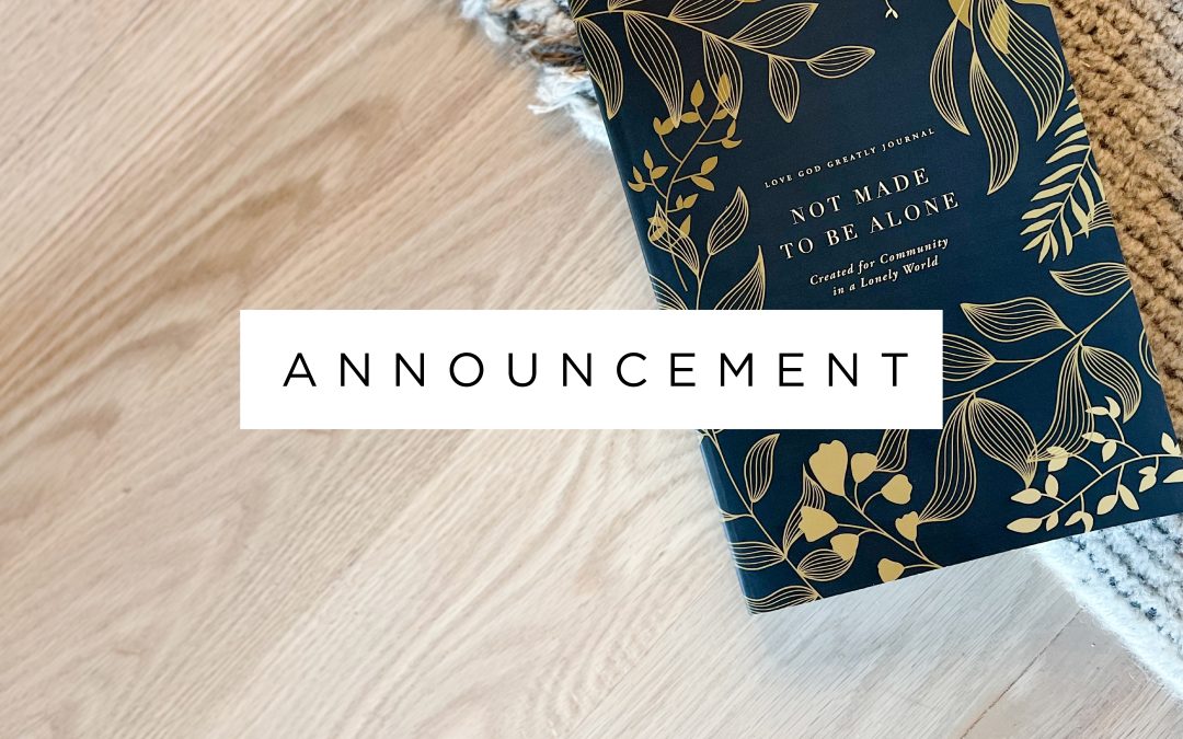 Announcing Our Next Study