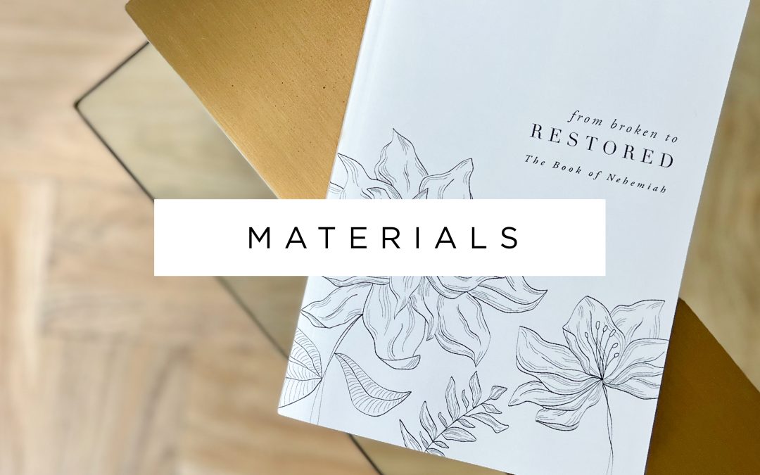 Materials Now Available!
