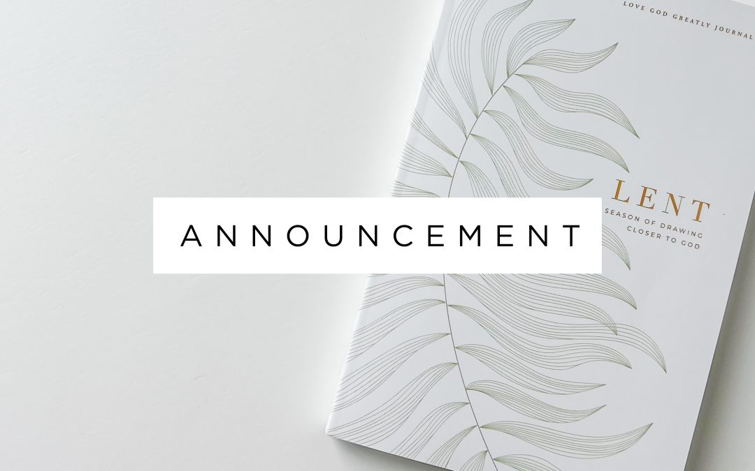 Announcing Our Next Study