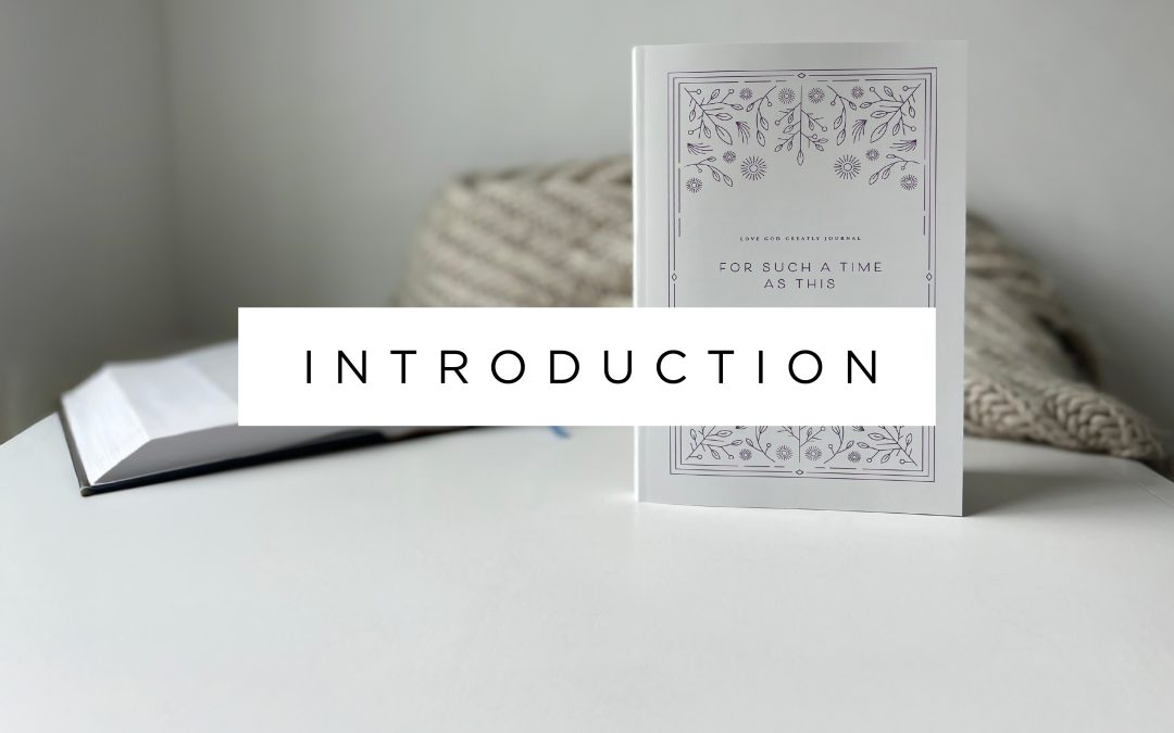 Introduction to For Such A Time As This